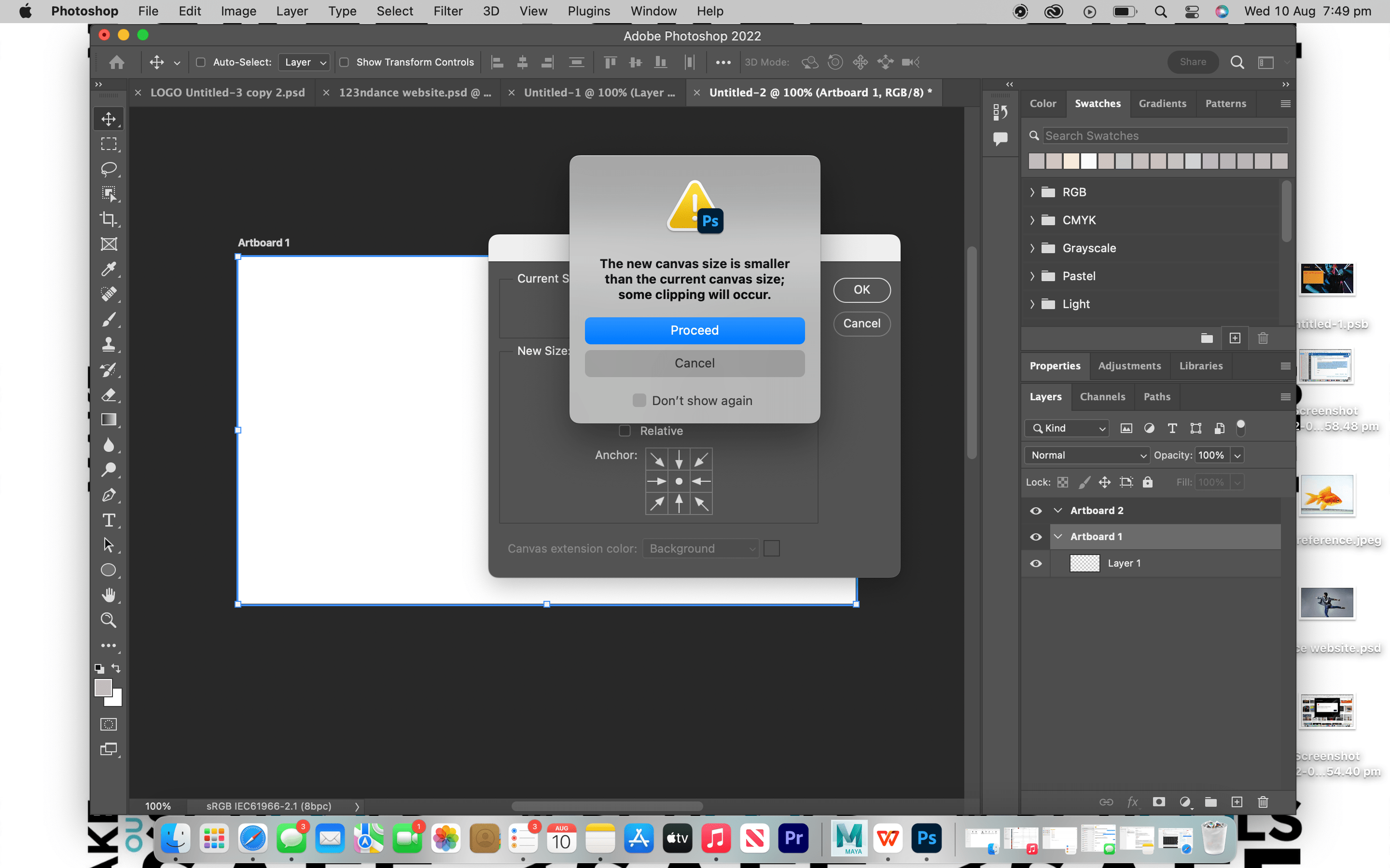 artboard sizes Adobe Community 13126389