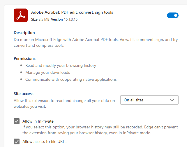 Acrobat Extension for Edge No Open in Desktop App Adobe Community