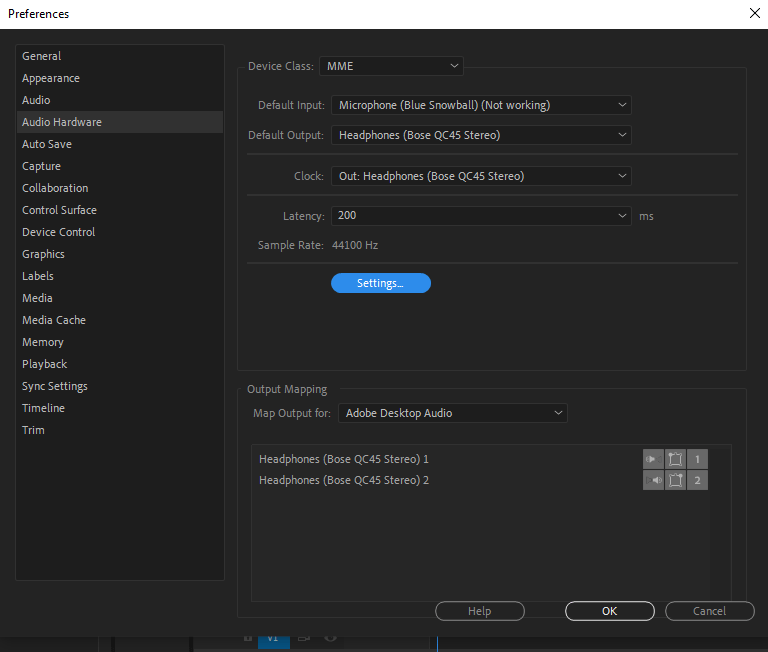 Solved Audition Audio Quieter When Added to Premiere Time... Adobe