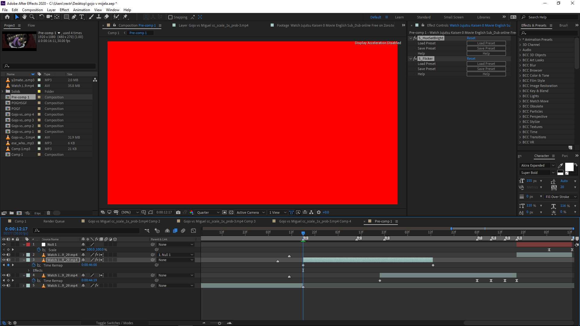 Weird Red screen after i add a preset Adobe Community 13234639