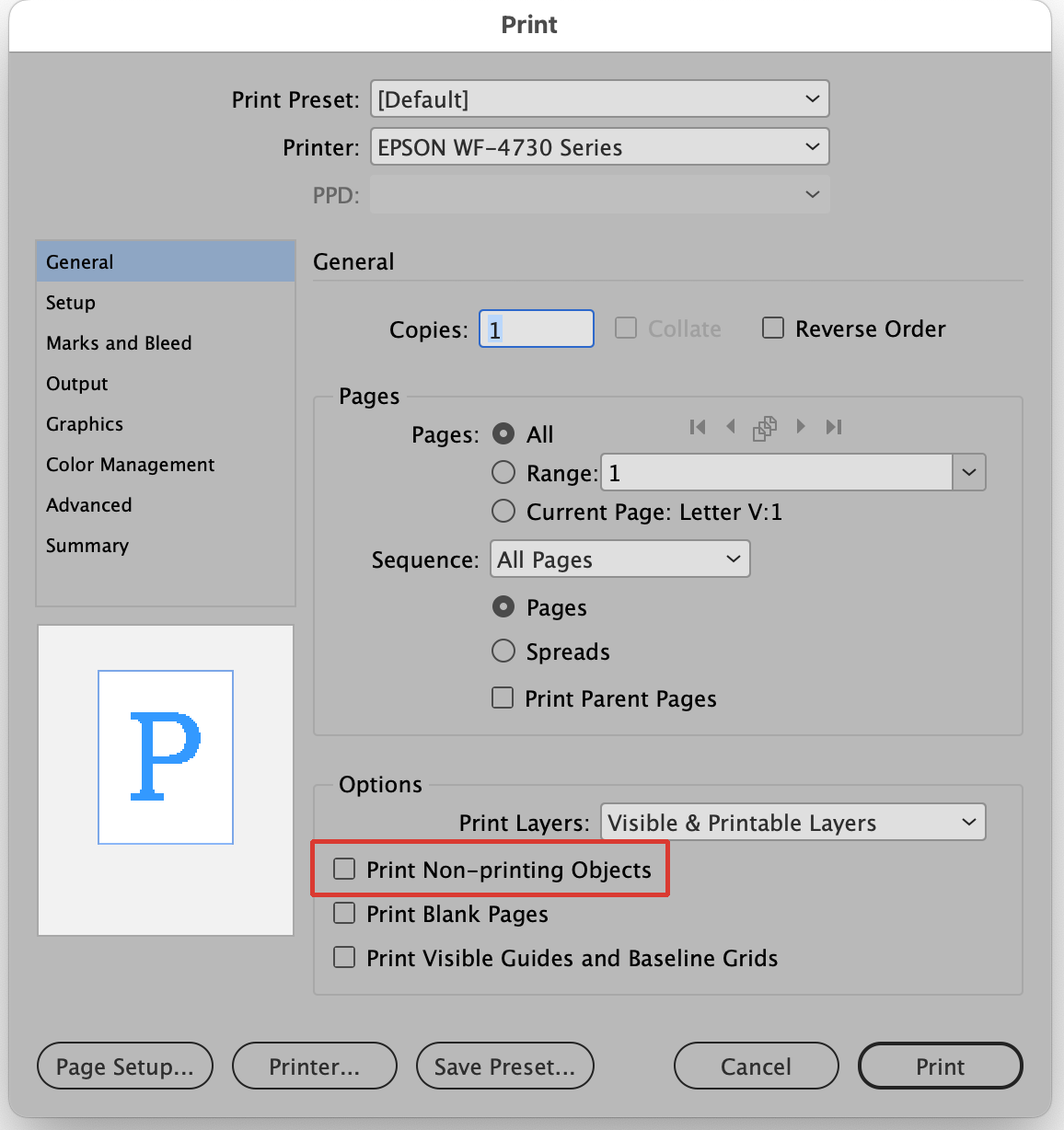 Printing blank pages Adobe Community 13247809