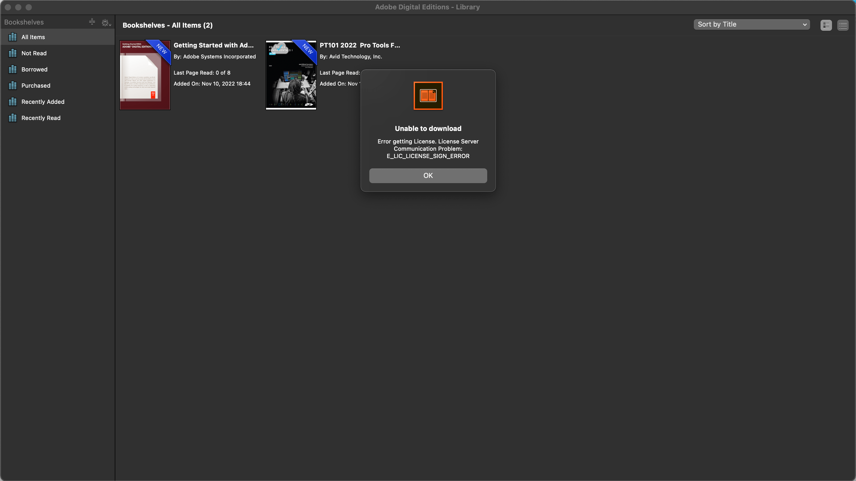 Please help me. The Acsm file is not downloaded. Adobe Community