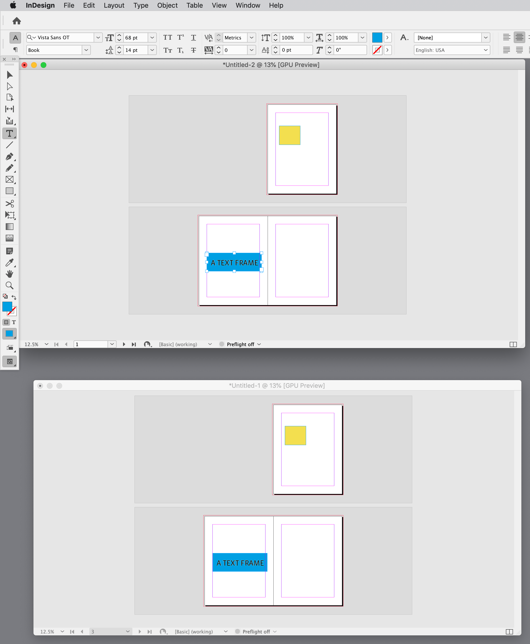 How to copy frames from one InDesign document to t... Adobe Community 13337111