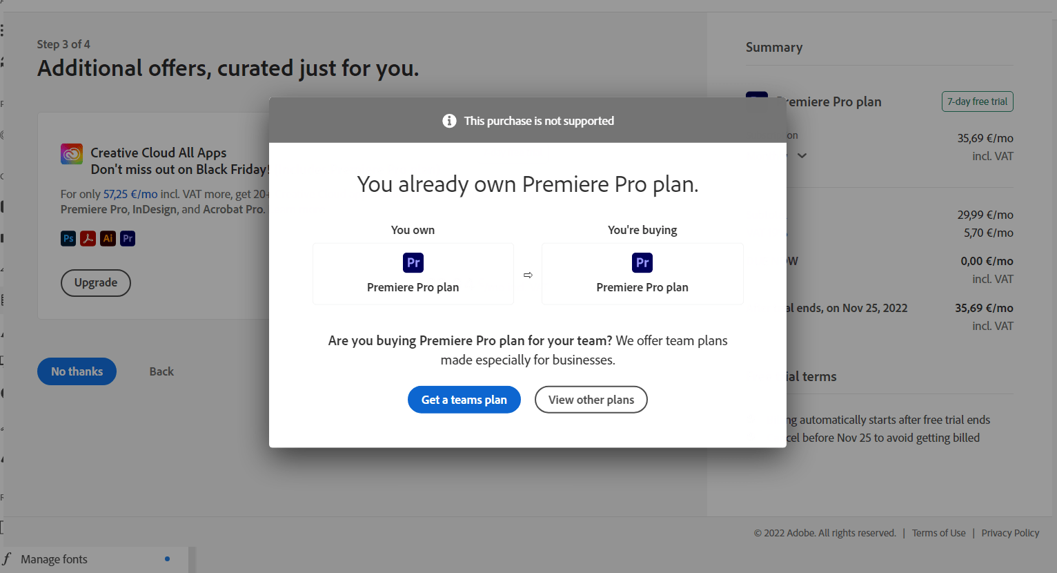 No Install option for Premiere pro - Adobe Support Community - 13356153