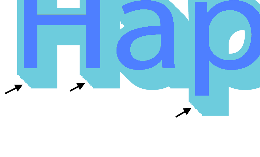 Solved Jagged edges using stroke on text in Illustrator Adobe