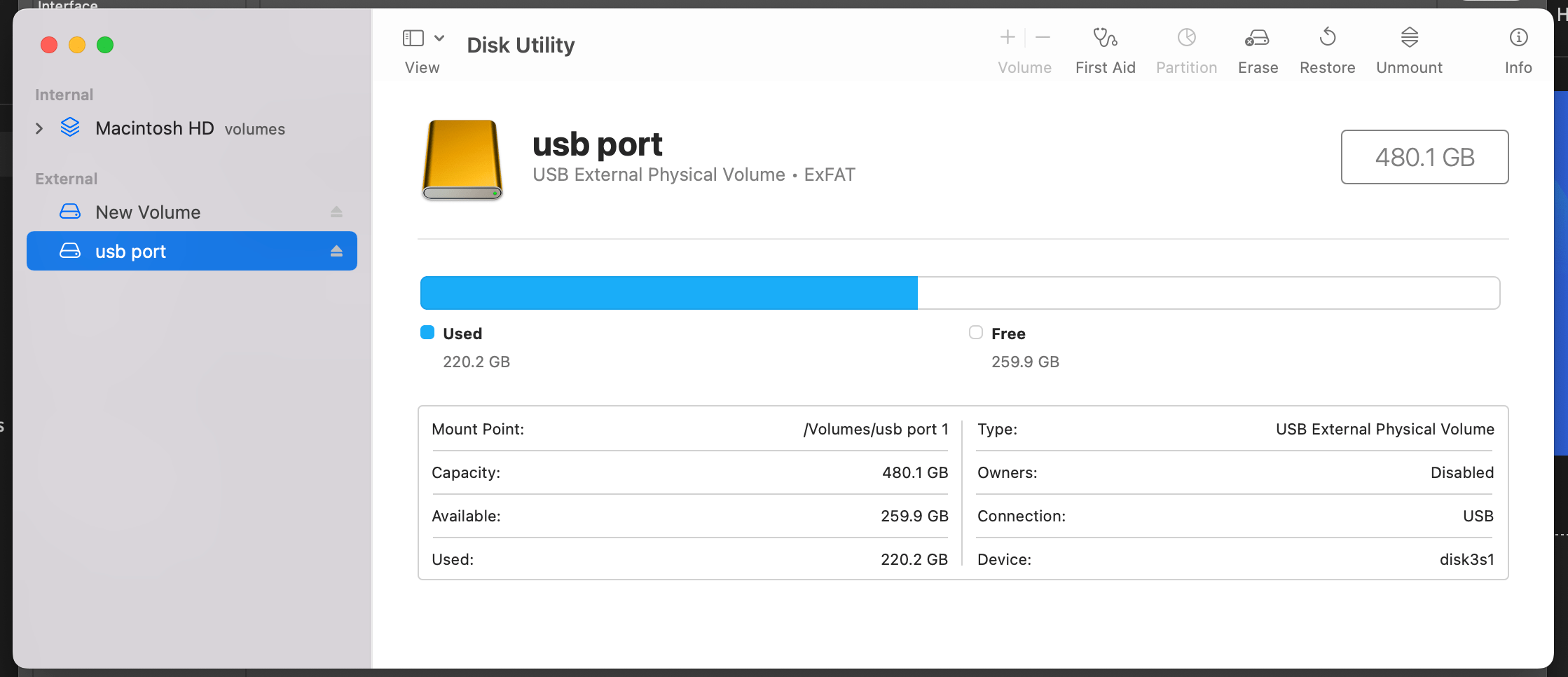 Scratch Disk not working correctly with ExFAT form... Adobe Support