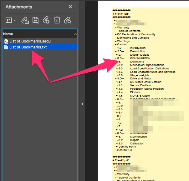 create a list of bookmarks from different pdf file... Adobe Community
