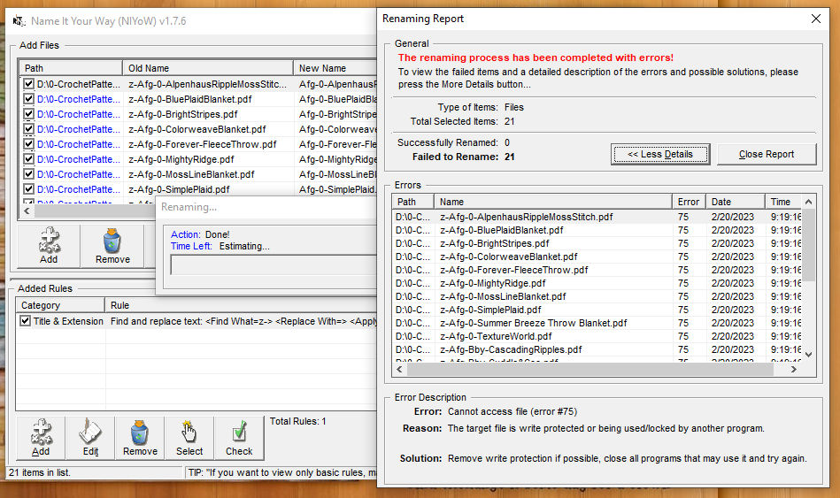 Can't rename pdf files Adobe Community 13591565