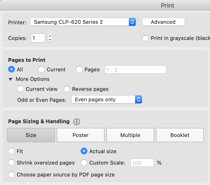 How do I print multiple pages per sheet and even/o... Adobe Community