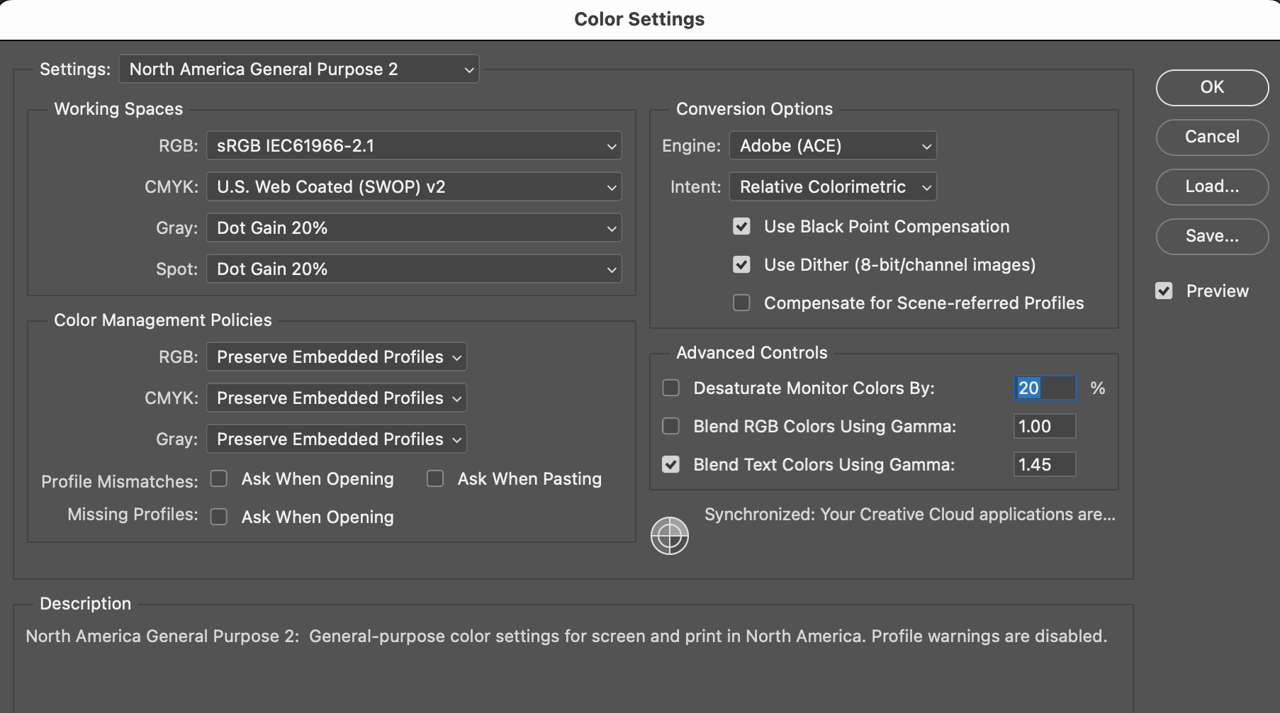 Correct colour profile for print ready f... Adobe Community