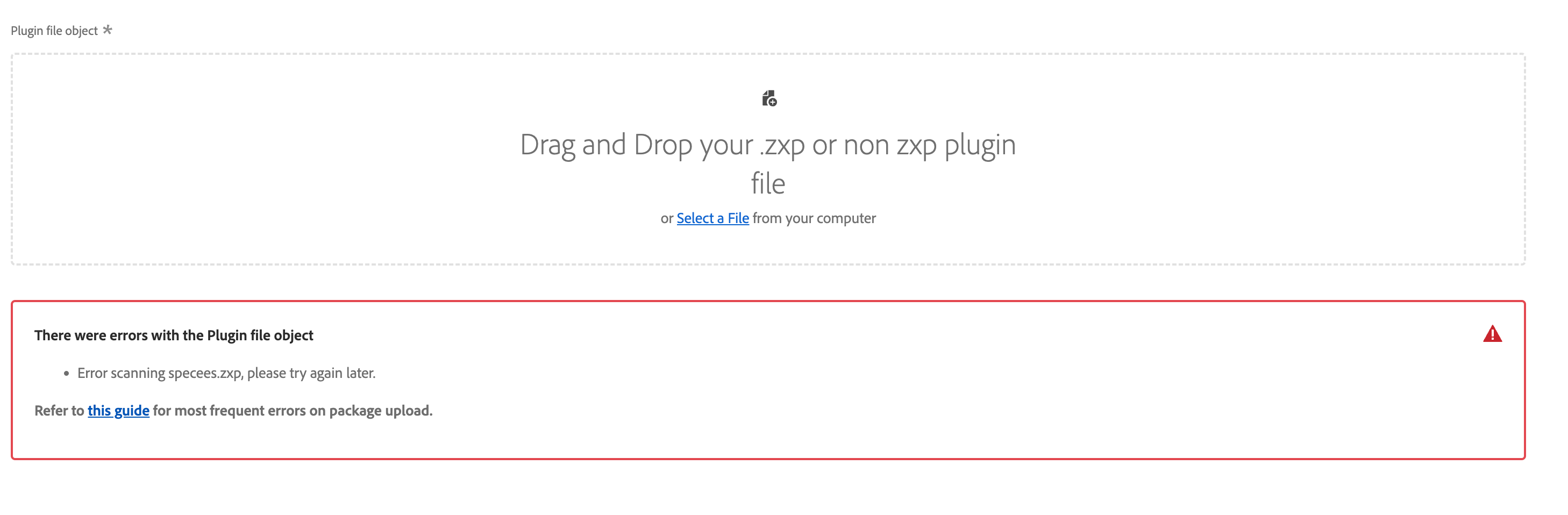 The ZXP plugin cannot be published on the new dist... Adobe Community
