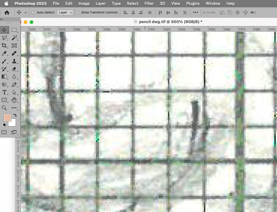How to remove grid paper lines from graphite penci... Adobe Community