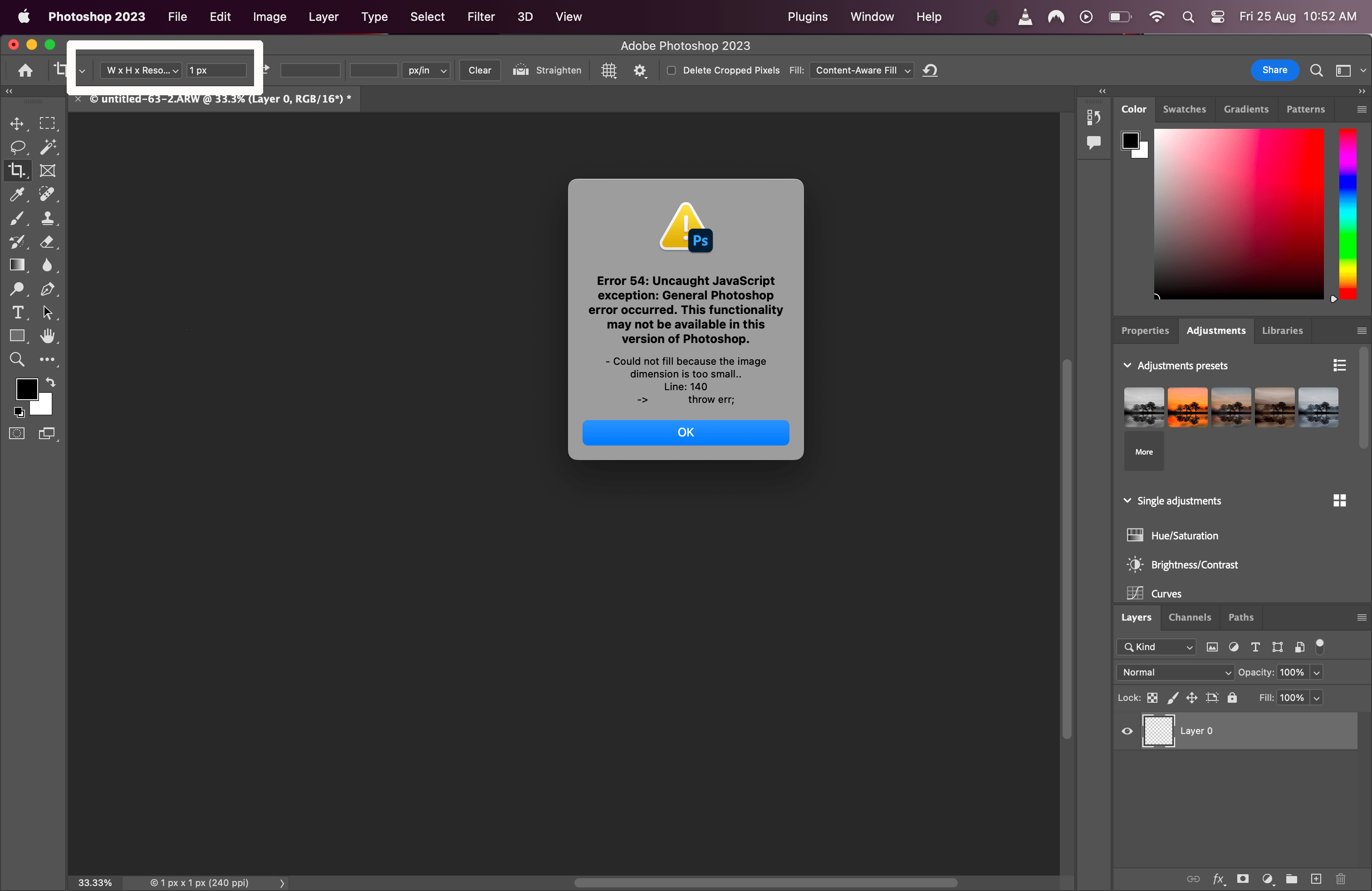 Content aware fill not working Adobe Community 14035475