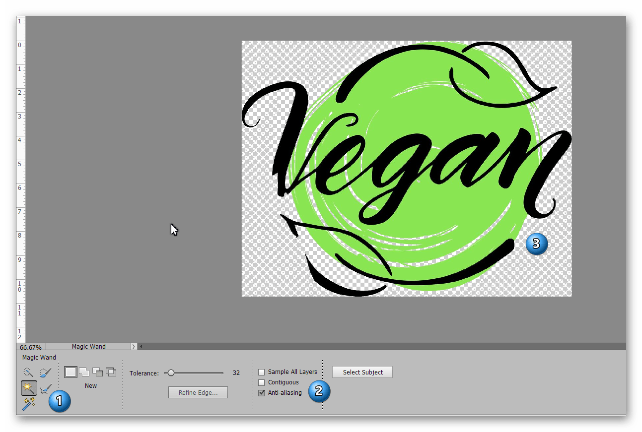 Solved How do i make a transparent background using lasso... Adobe
