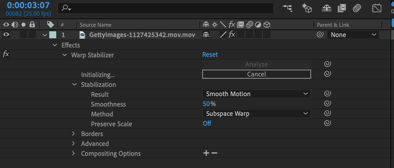 Solved Warp Stabilizer not working Adobe Community 10960018
