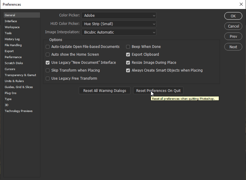 Missing Home Screen on 2020 Adobe Support Community 10960260