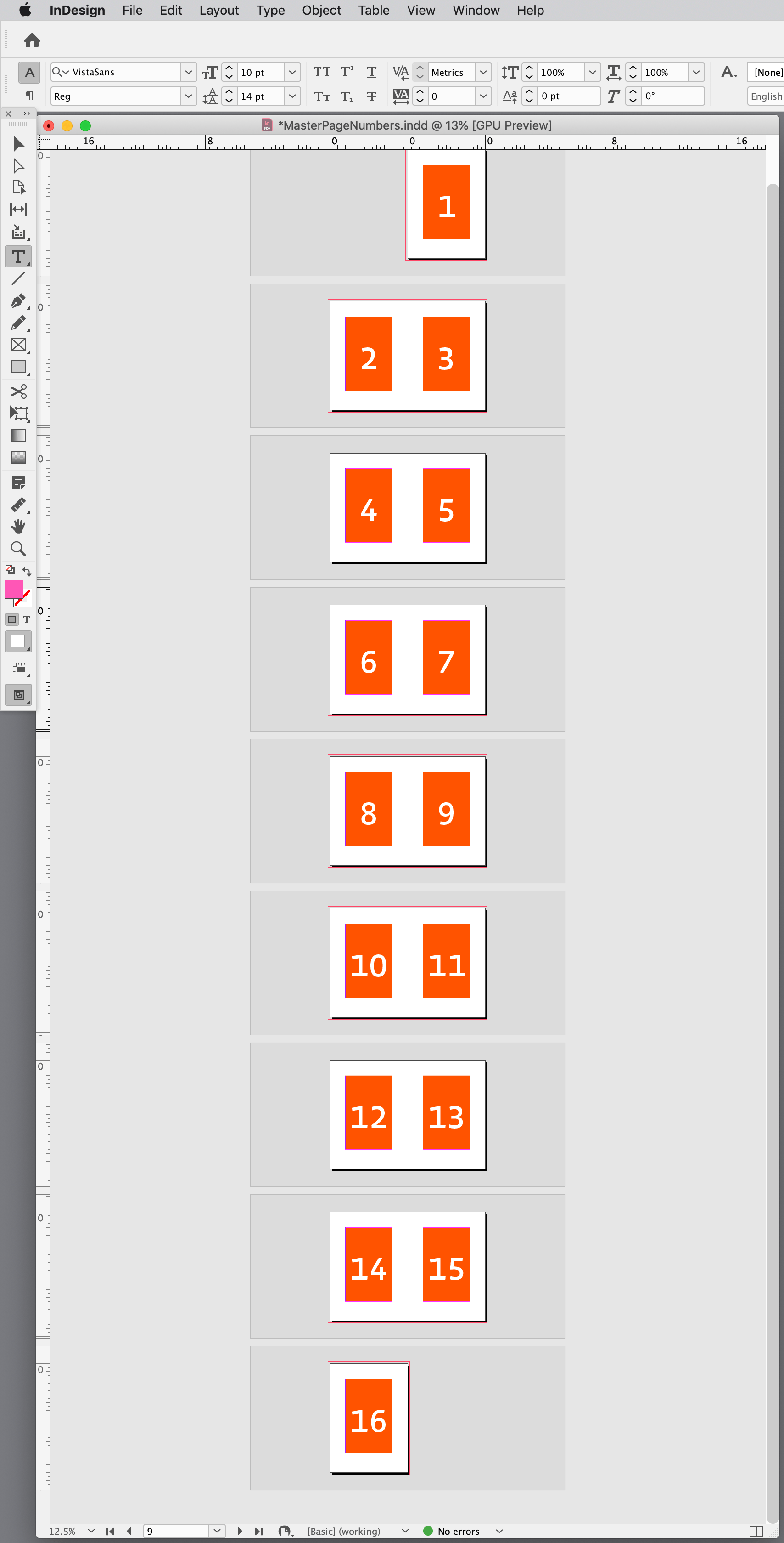 Spread cannot have more than 10 pages what does Adobe Community