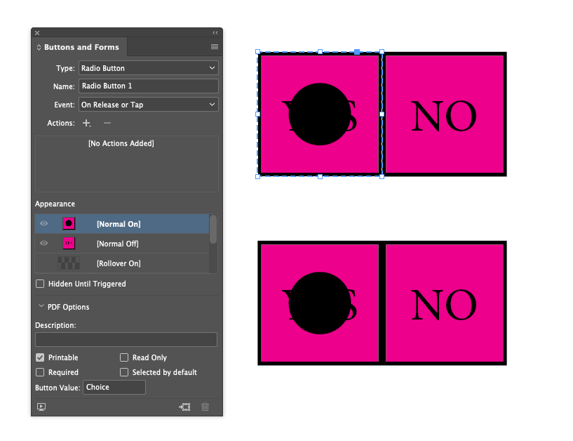 Indesign Radio Buttons append when copy/paste Adobe Community 14395488