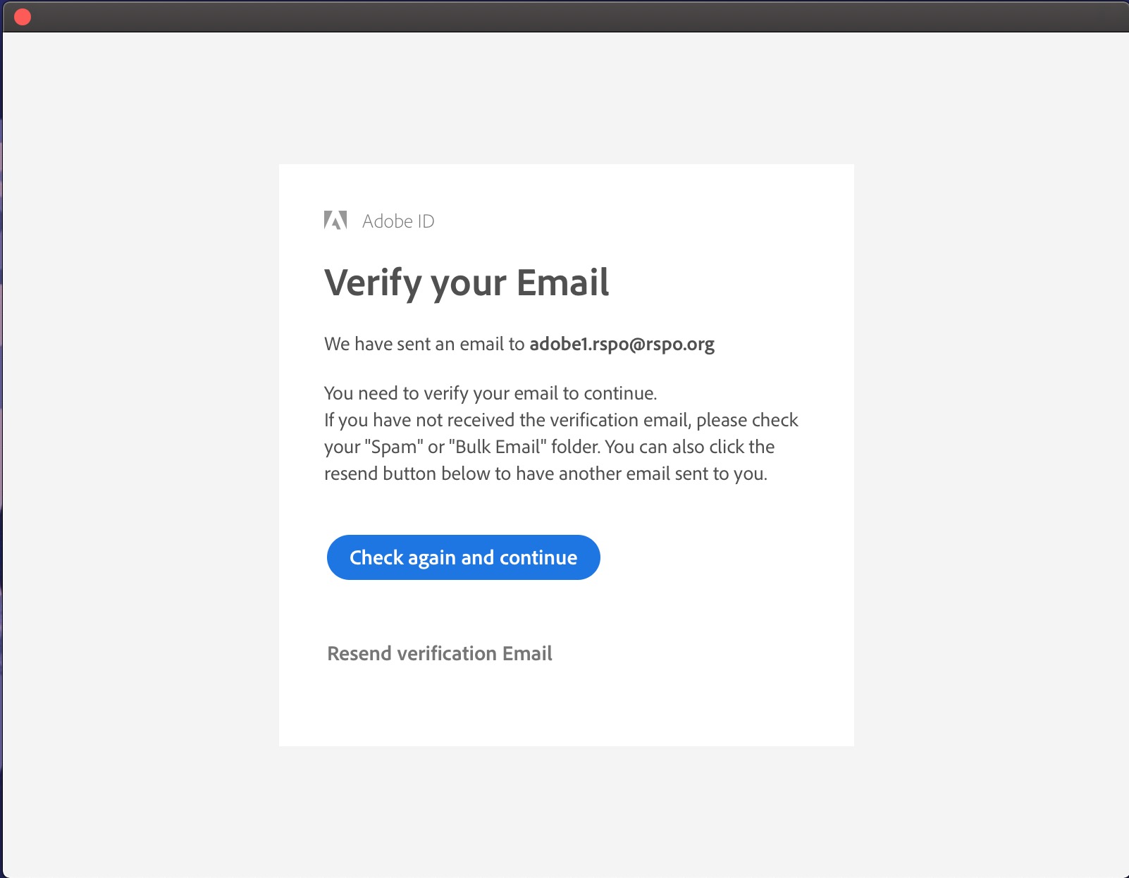 Verification email not received Adobe Community 10977893