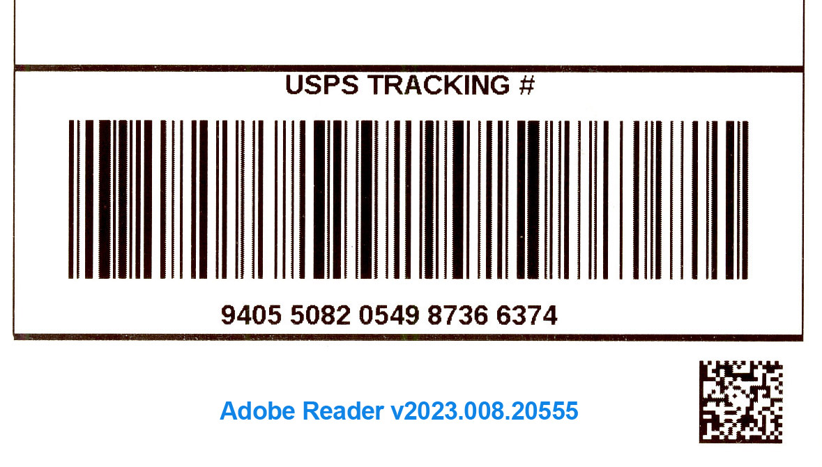 Solved Adobe Reader not printing USPS barcodes clearly on... Adobe
