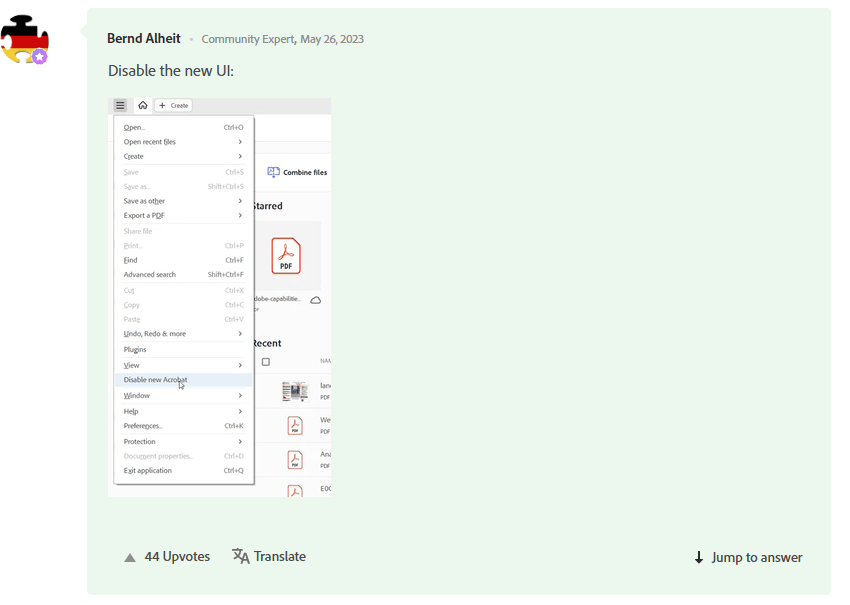 Solved How do I open pdf's in separate windows in Adobe A... Adobe