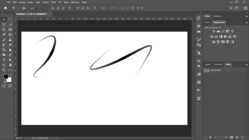 How to remove or add tapered ends to brush strokes... Adobe Community 11000793