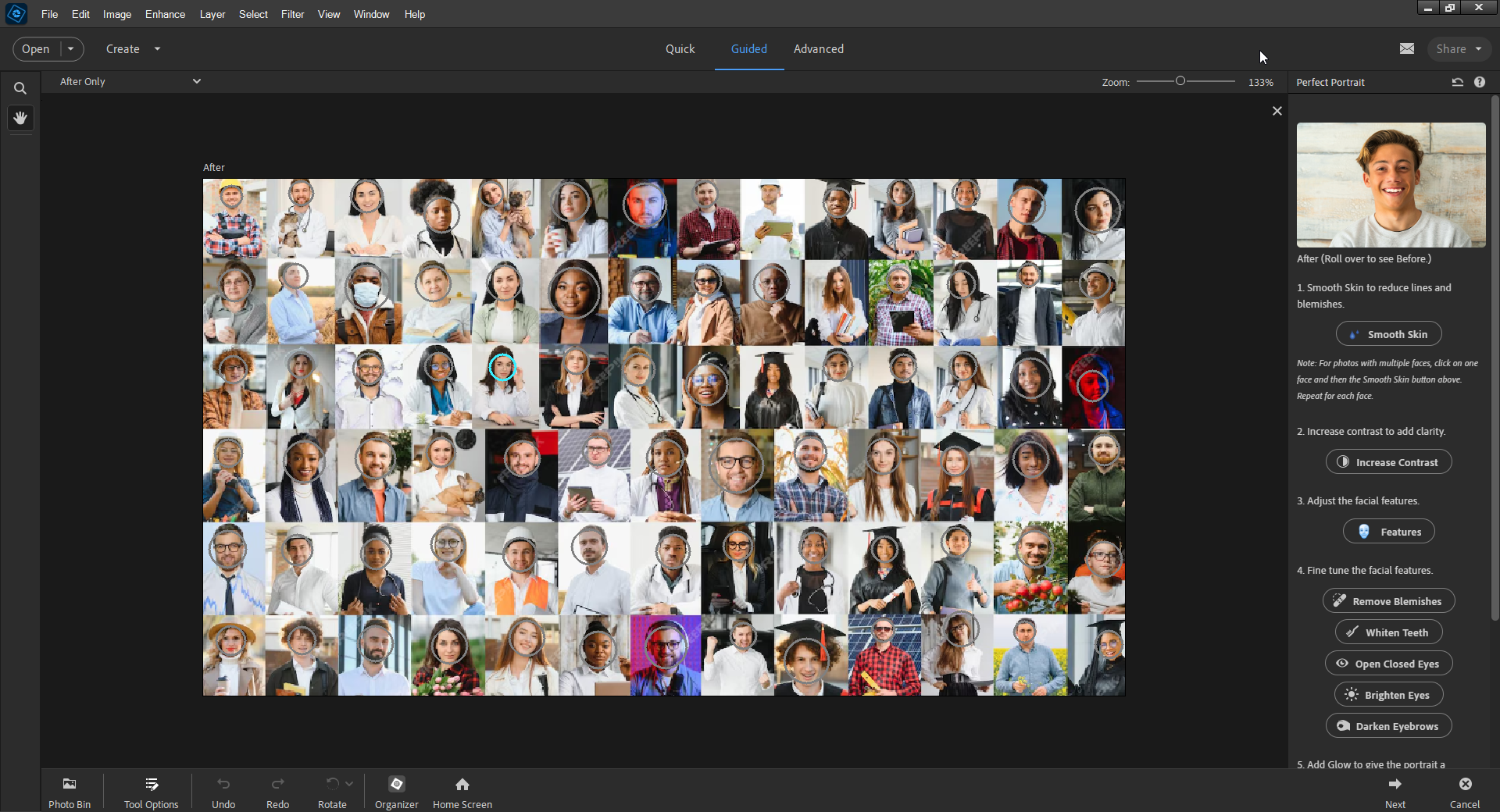 How to select face in Perfect Portrait Adobe Community 14946218