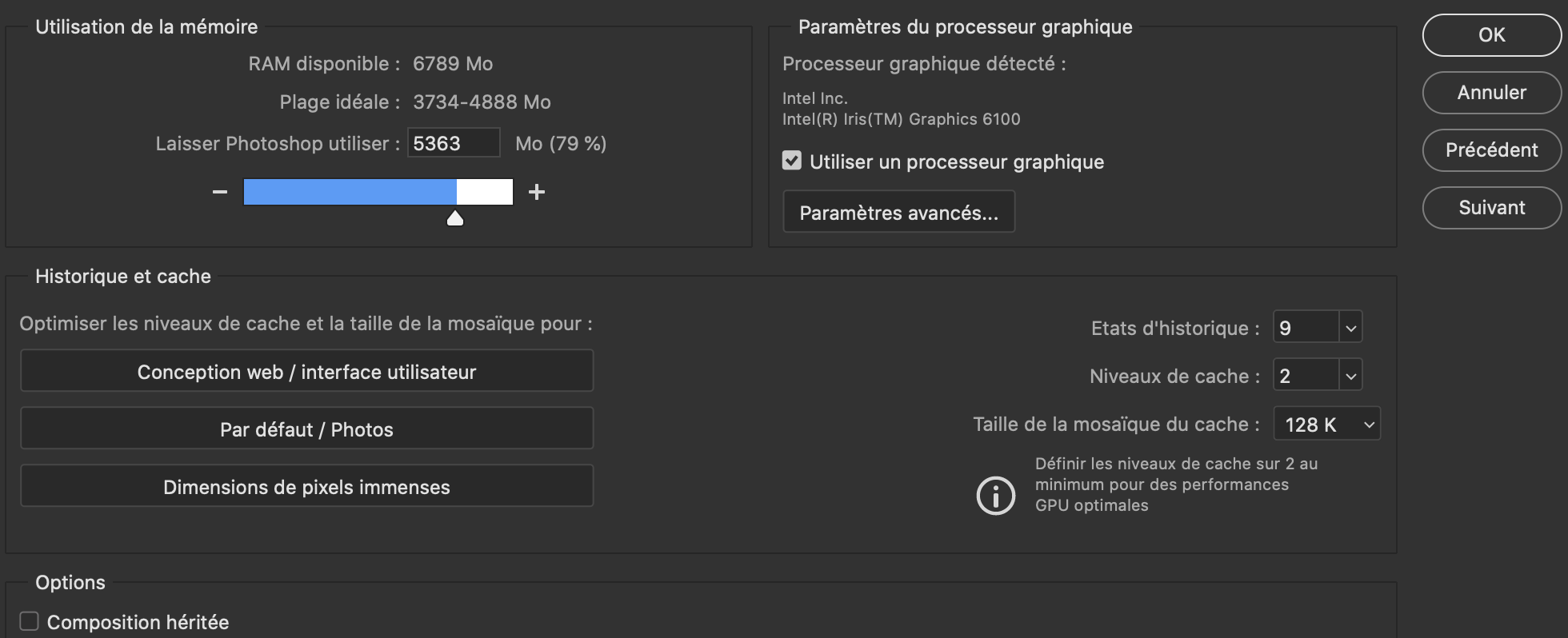 Problem "not enough memory ram" 2020 Adobe Community 11109109