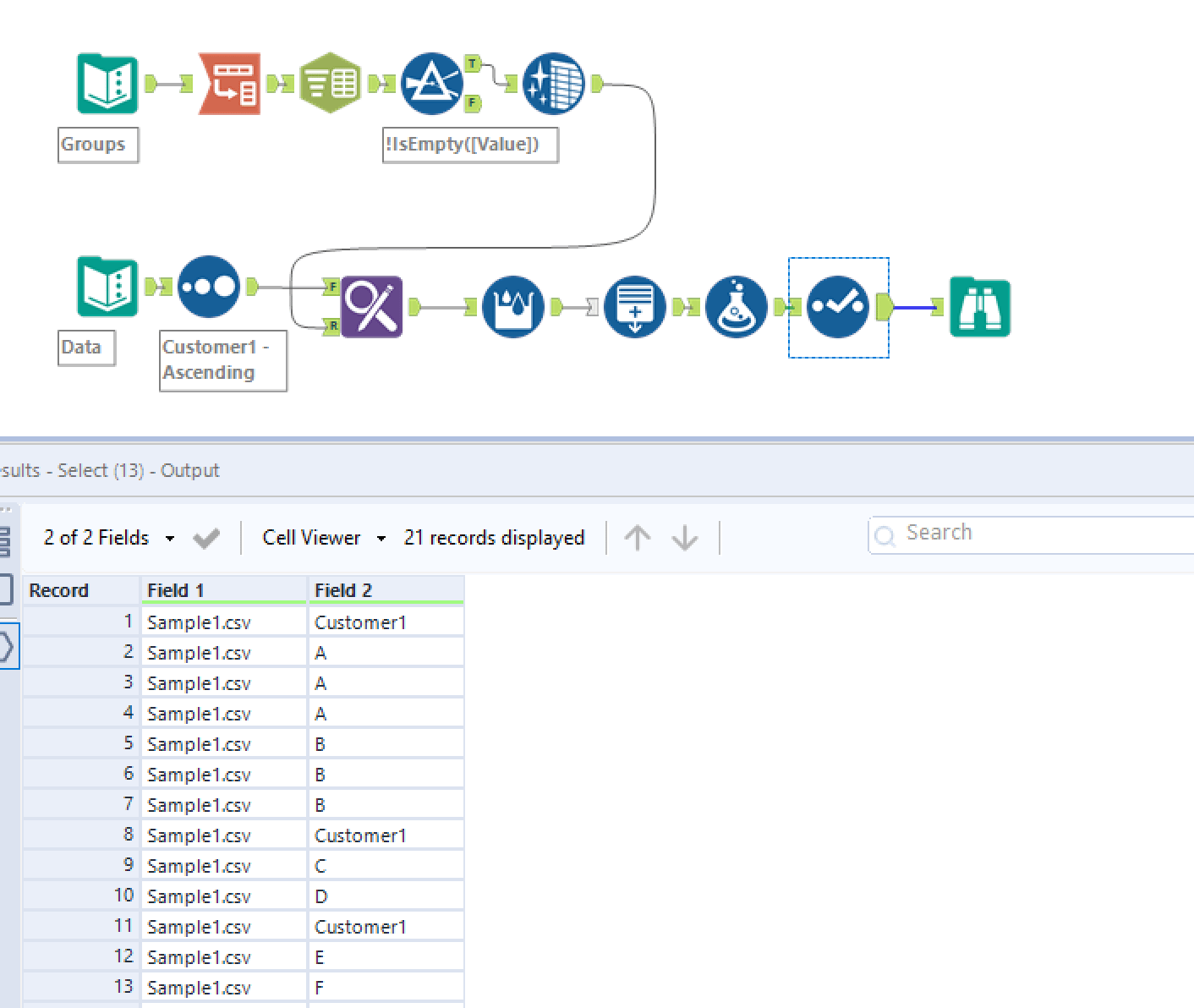Solved Separate data into groups based on conditions Alteryx Community