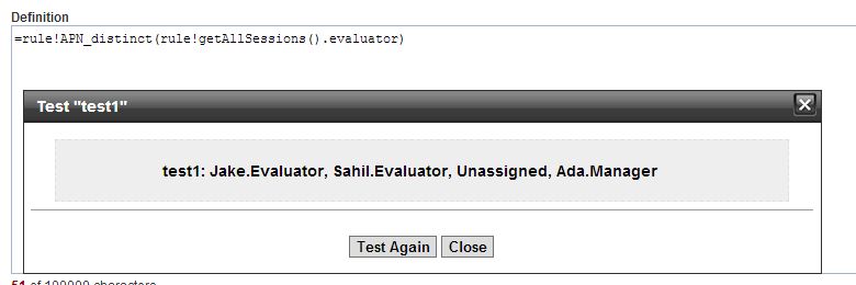 I need to create a query rule to get distinct values from a table. The