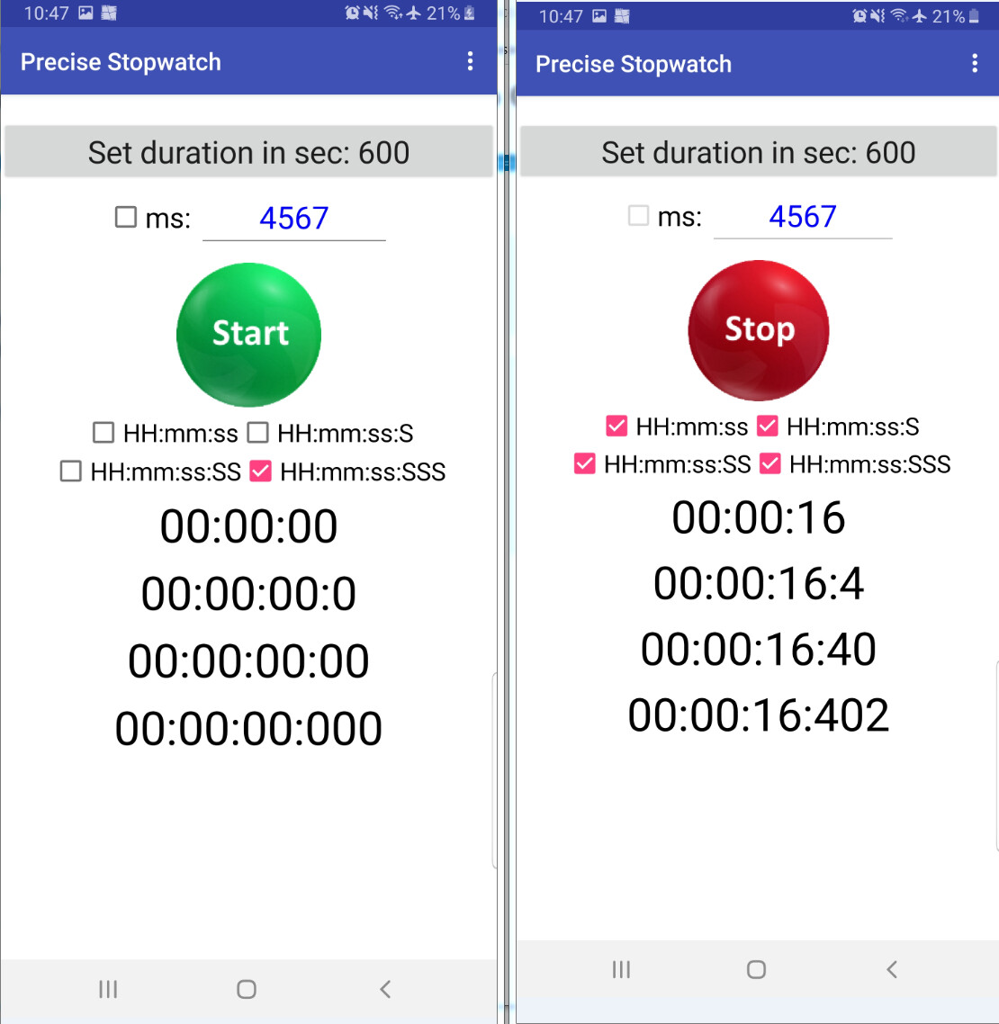 [EXPERIMENTAL] ⏰ Stopwatch A Stopwatch Accurate To One Millisecond