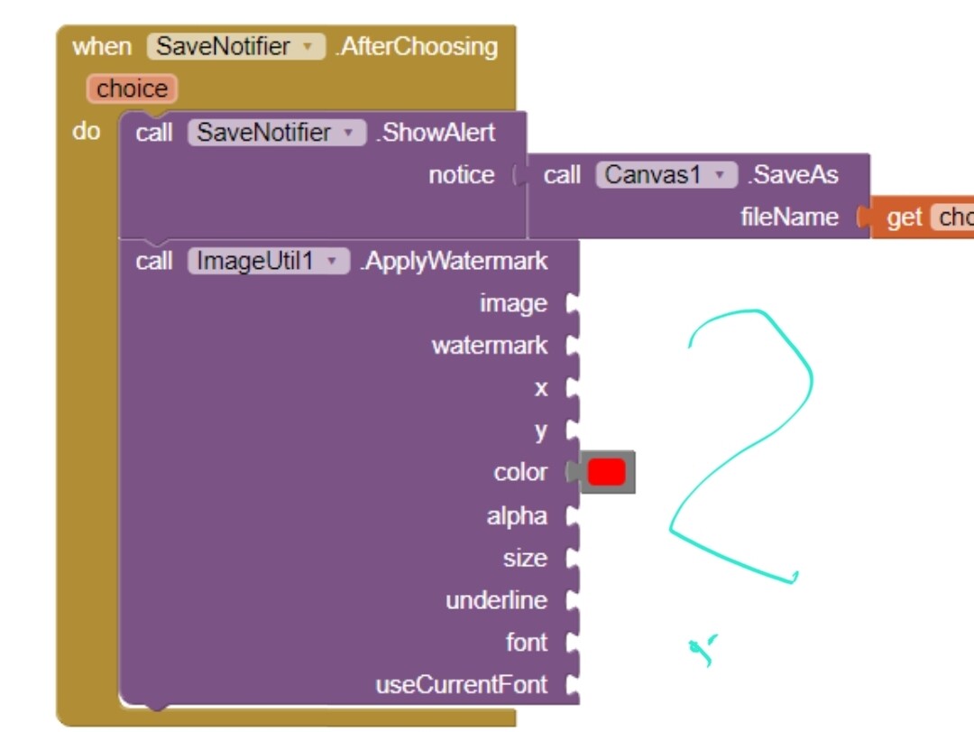 Creating a Camera App with adding a Watermark Image MIT App Inventor