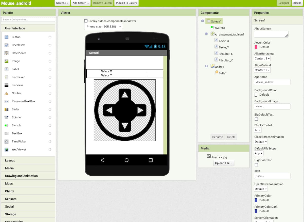 Joystick move mouse MIT App Inventor Help MIT App Inventor Community
