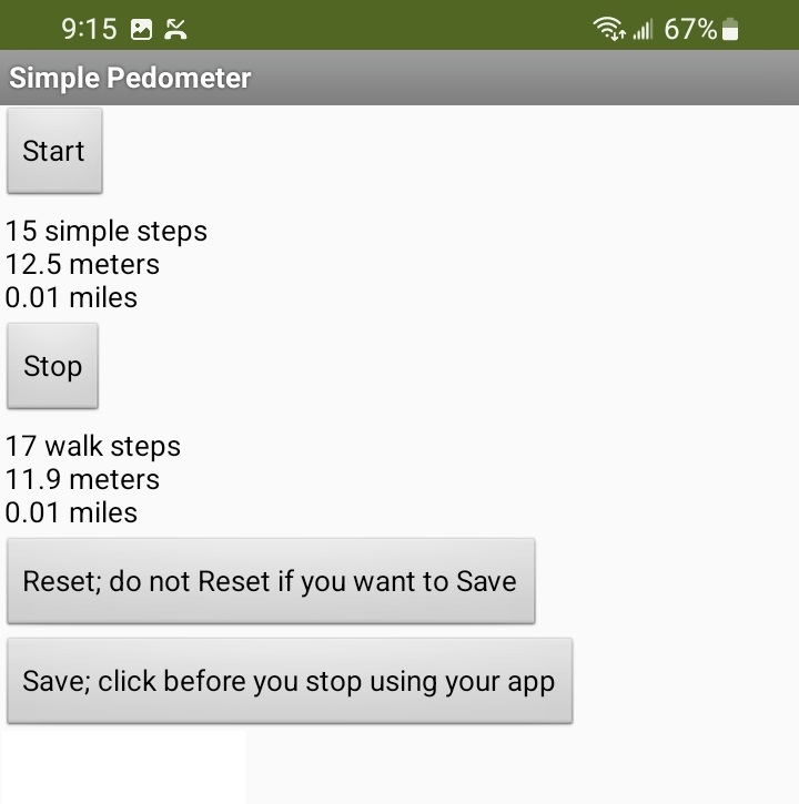 The Pedometer control does not yet work with the ios version of App Inventor App Inventor for