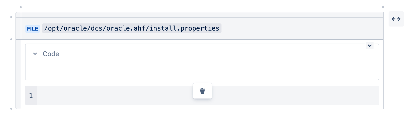 New editor code block without line numbers?