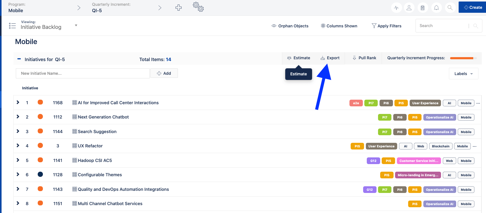 Status Reports in Jira Align Portfolio