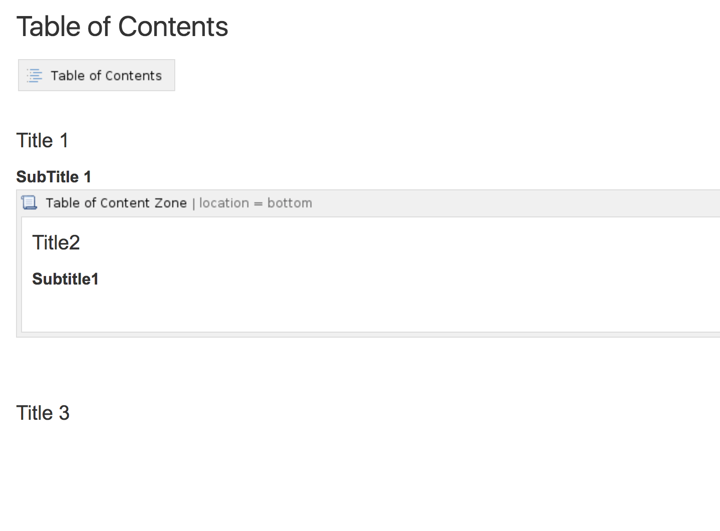 Confluence Table Of Content Zone Macro Design Talk