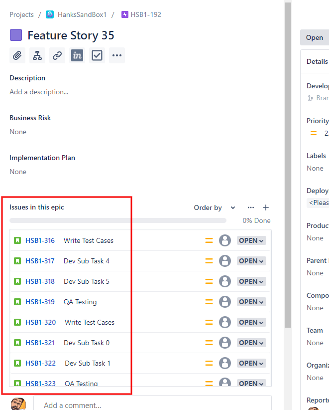 Solved How do I change a story to an epic?