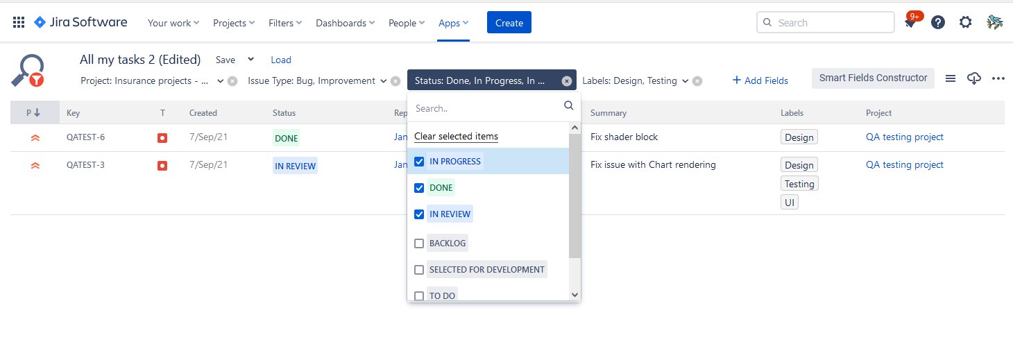 Solved How to exclude a set of tickets from a filter