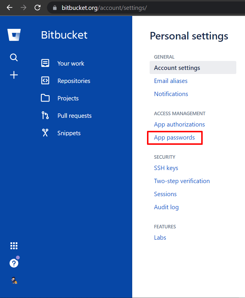 How to create an app password?