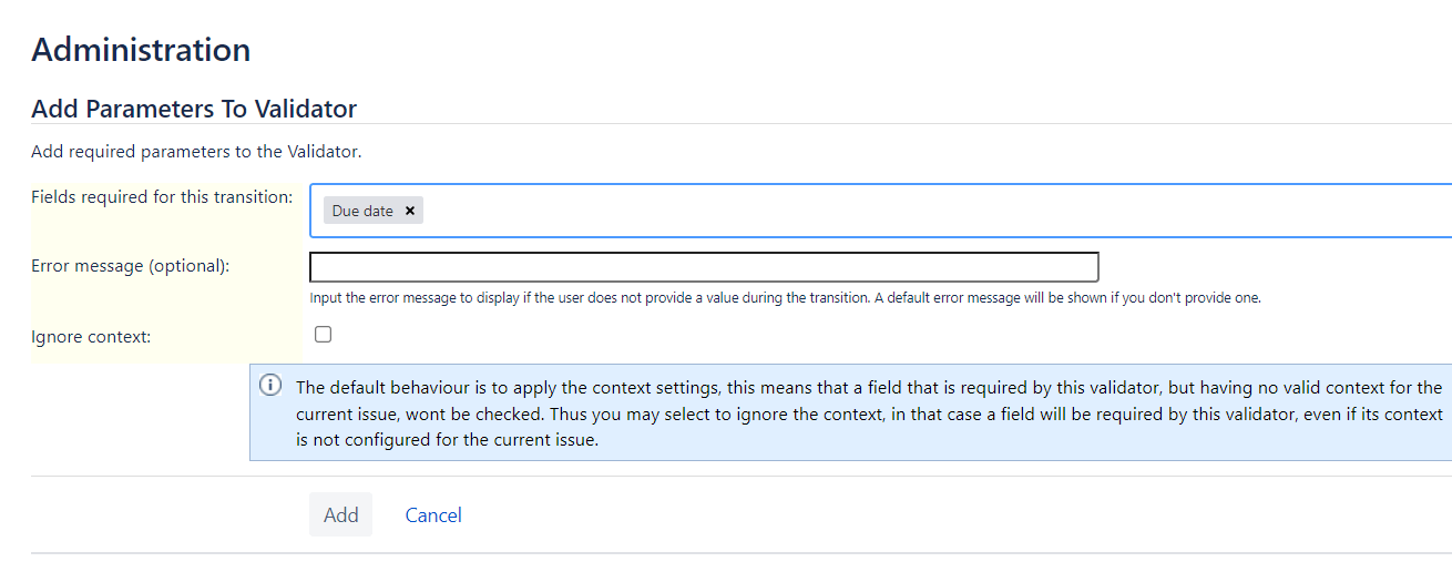 How to use "Due Date" in a transition rule?