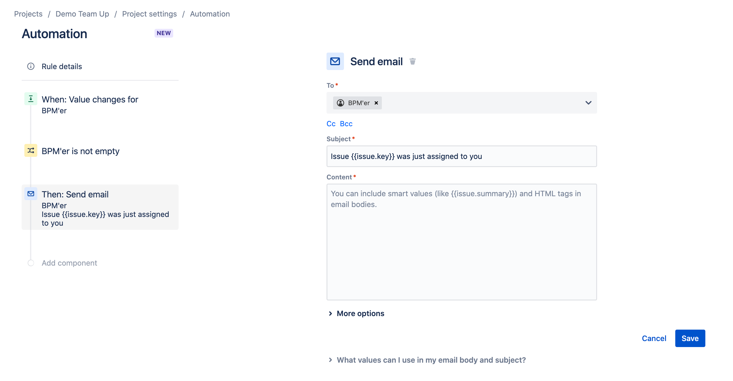 Solved Email Notification when someone is assigned as the...
