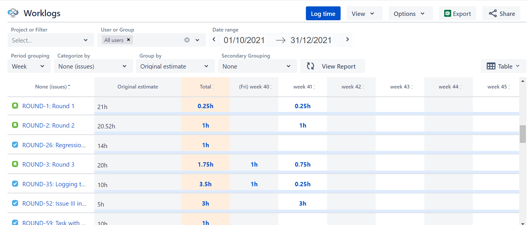 How to generate user worklog reports in Jira? Atlassian Community