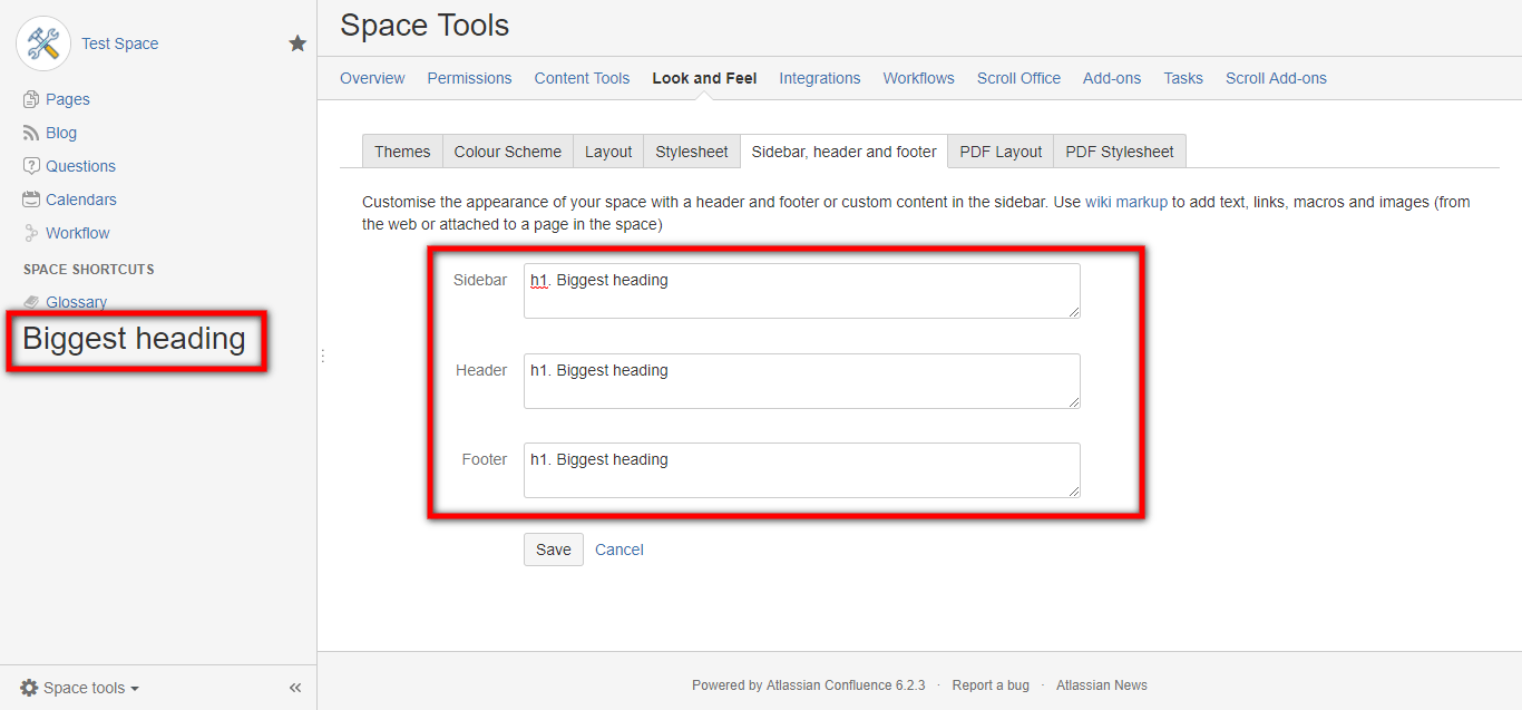 Help with header and footer