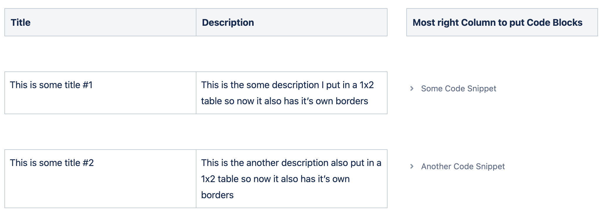 How to add a code block to an expand element withi...