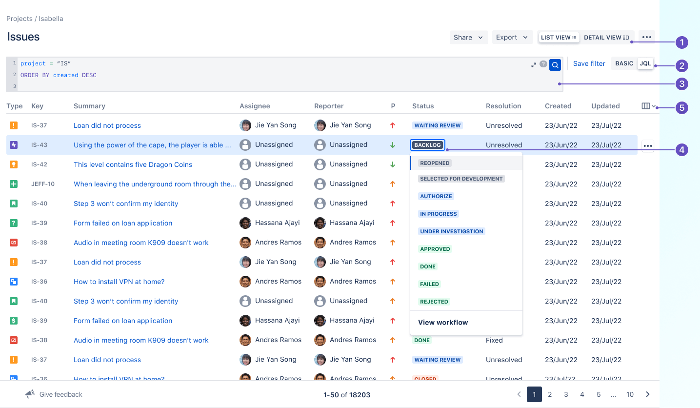 Introducing the new issue search to Jira Cloud users