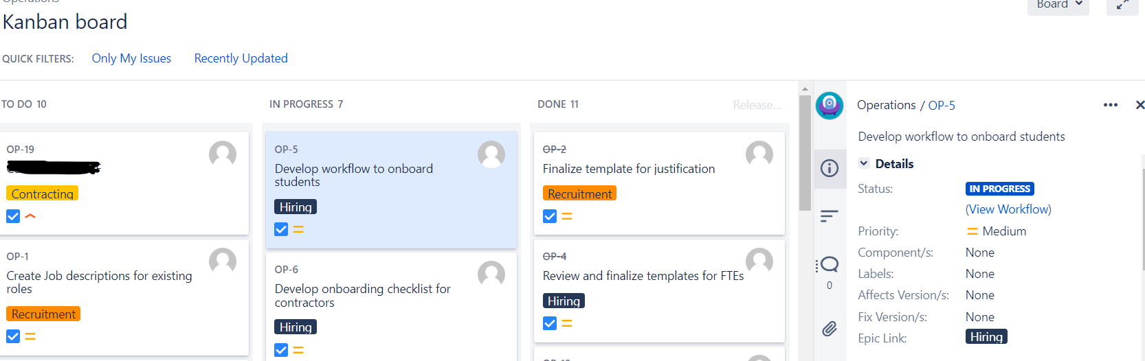 Solved How can I add a quick filter to filter by epics