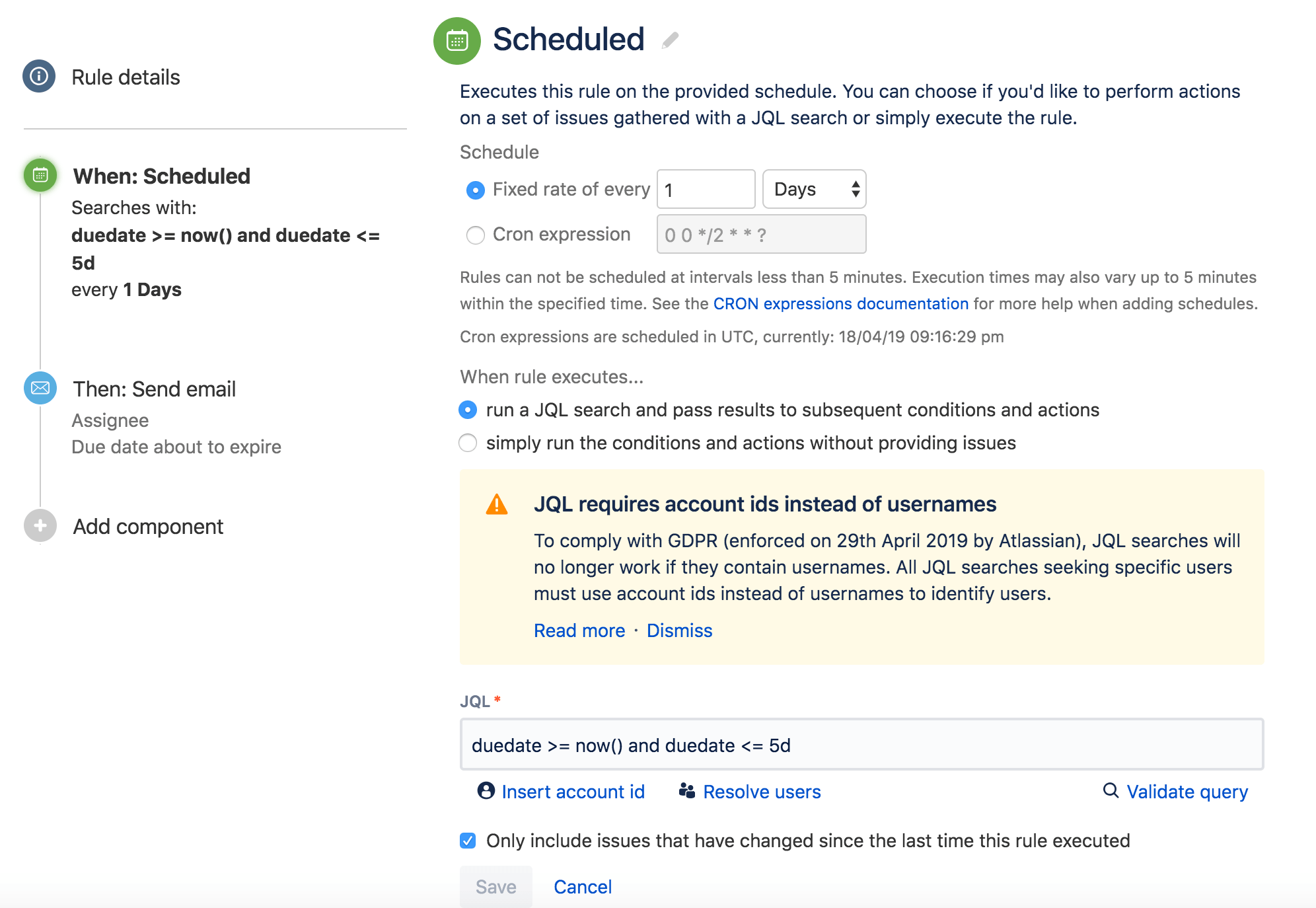Solved How to send an email 5 days before due date with j...