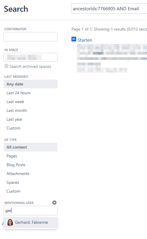 Solved How to search in child pages from parent page