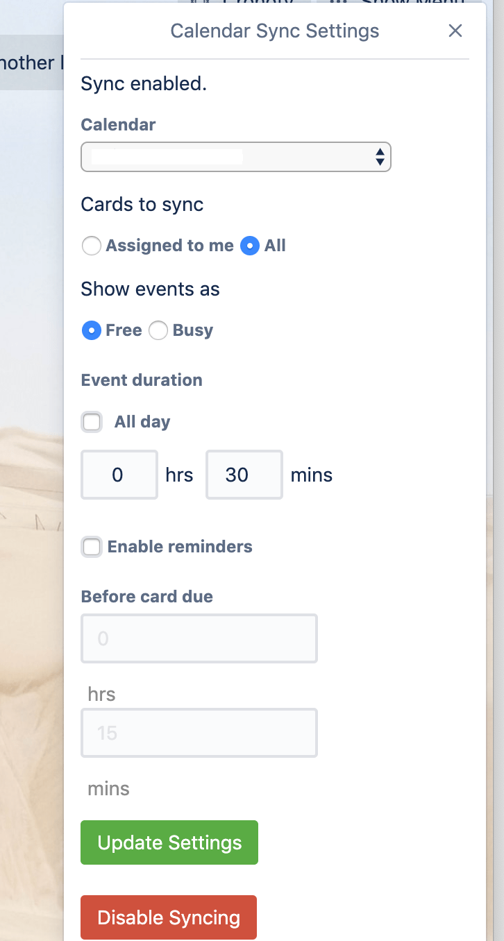 Solved Google Calendar & Trello Due Date Setting